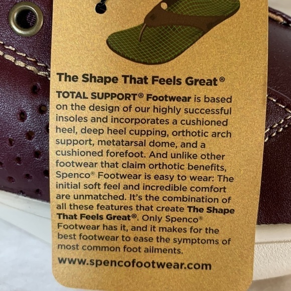 NWT Spenco Malibu Orthopedic Comfort Laceless Leather Slip-On Sneakers, 7.5B - Picture 8 of 8
